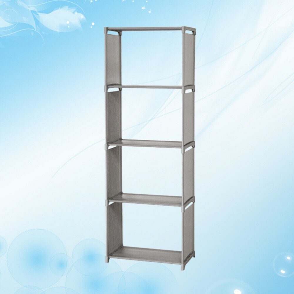 Oxford 4 Cube Bookcase 5 Tier Shelf Display Furniture Storage Unit BooK