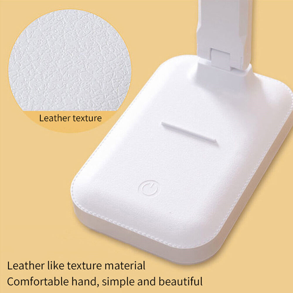 Rechargeable USB Desk Light LED Flexible Touch Bedside Reading Lamp Dimmable UK