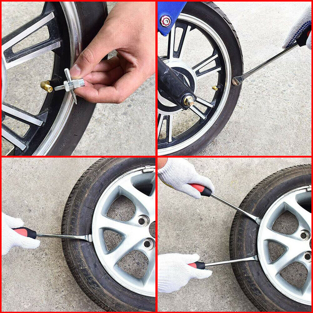 Tyre Levers Spoon Set Heavy Duty Car Bike Motorcycle Tire Changing Tool Kit UK