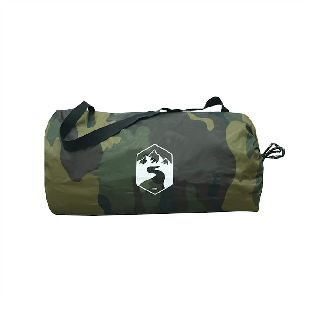 vidaXL Camping Tarp Camouflage 406x306 cm Vedenpitävä