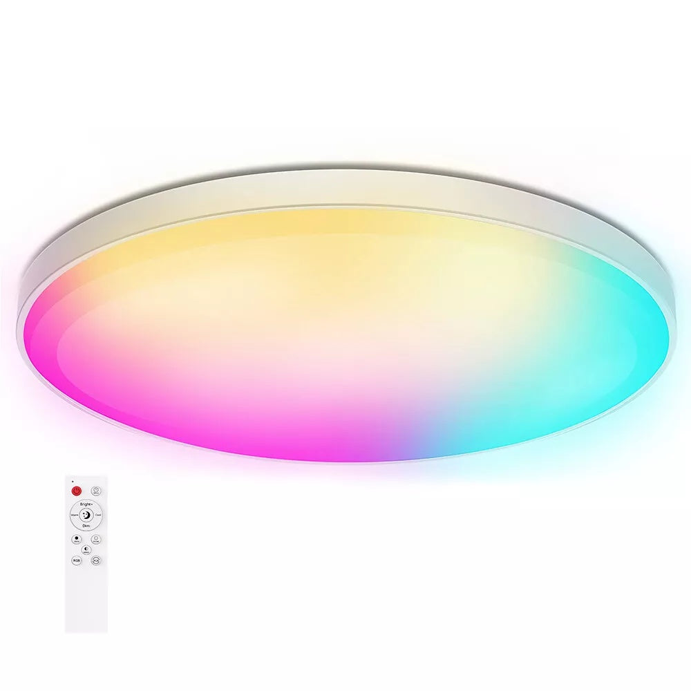 RGB LED Ceiling Light 28W Ceiling Lights With Remote Control Bathroom Lights