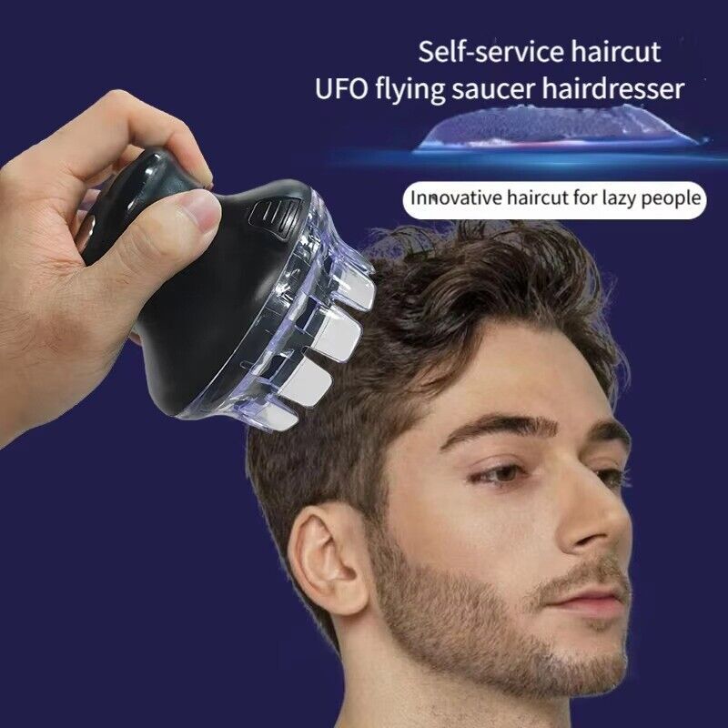 360Electric Shaver Hair Clippers Bald Head Beard Shaving Machine For Men UK