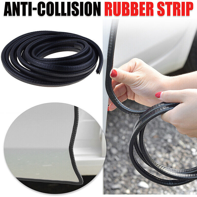 4.5M Car Door Boot Edge Protector Strip Trim U Shape Guard Seal Rubber Black UK