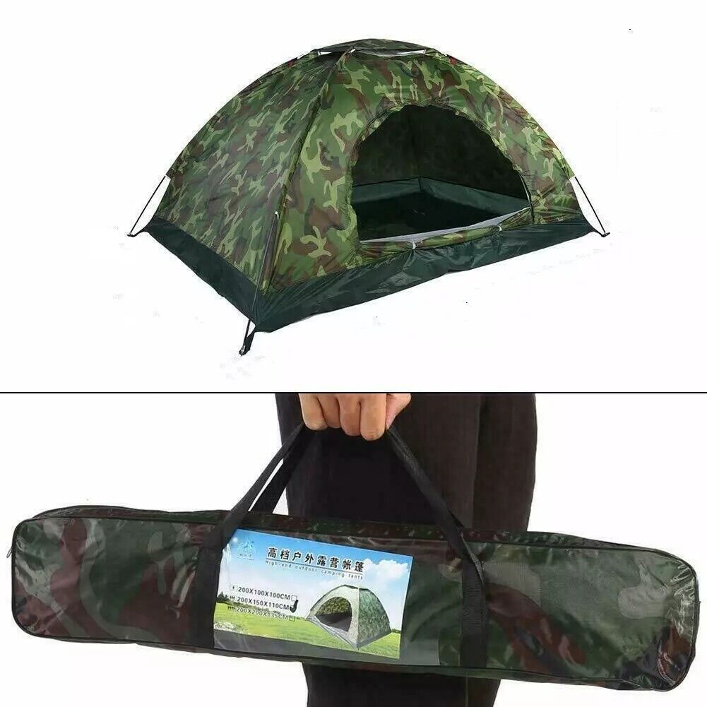 2-3 Man Automatic Instant Double Layer-Up Camping Tent Waterproof Outdoor