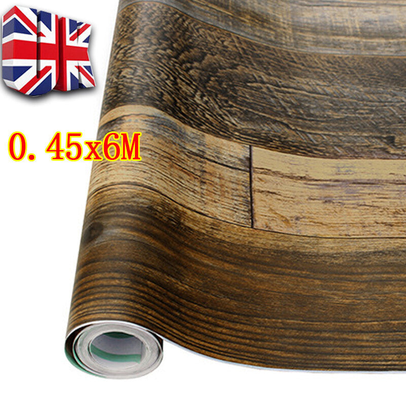 Wood Plank Effect Neutral Rustic Natural Distressed Realistic Wallpaper Cabin