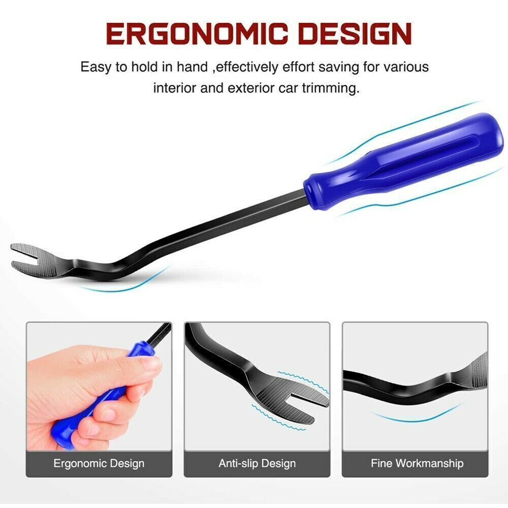 5Pcs Car Trim Removal Tool Set Door Panel Fastener Auto Dashboard Plastic Kit UK