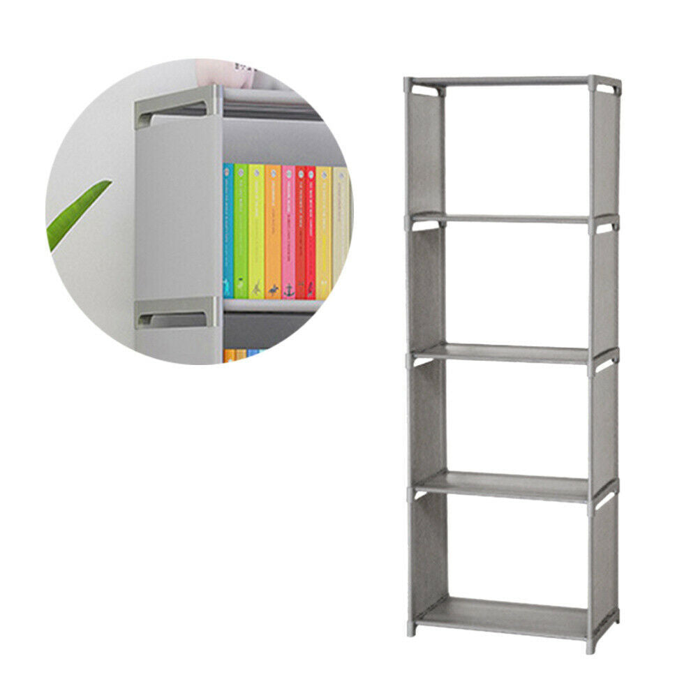 Oxford 4 Cube Bookcase 5 Tier Shelf Display Furniture Storage Unit BooK