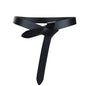 Cowhide Belt Ladies Soft Genuine Leather Knotted Strap Dress Accessories Gothic Retro Luxury Designer Girdle Corset for Women