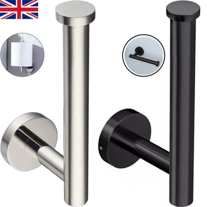Wall Mounted Toilet Roll Holder Tissue Paper Stand Bathroom Bar Square UK