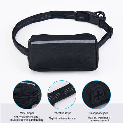 Multifunctional Pet Running Traction Rope Sports Dog Walking Mobile Bag High Elastic Dog Traction Belt Pulling Dog Rope