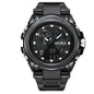 Men's dual display waterproof electronic watch, outdoor sports timing multifunctional quartz electronic watch, shock resistant student watch