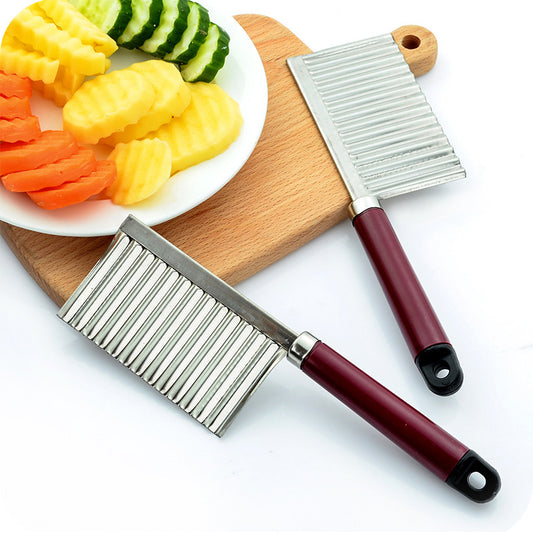 Multifunctional Stainless Steel Wave Knife Household Potato And Vegetable Cutter