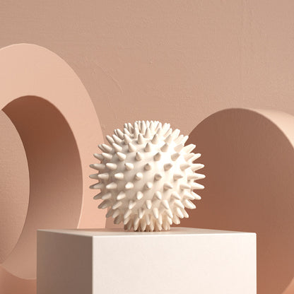 Durable sport massage ball. Spiky design for myofascial release, deep - tissue work, trigger points, muscle recovery & pain reli