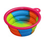 1Pcs Portable Travel Bowl Dog Feeder Water Food Container Silicone Small Mudium Dog Pet Accessories Folding Dog Bowl Outfit