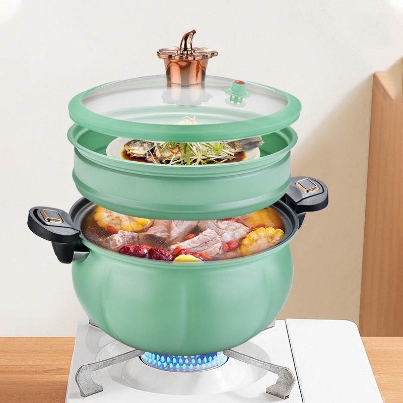 Double Ear Cooking Soup Pot Pumpkin Pot