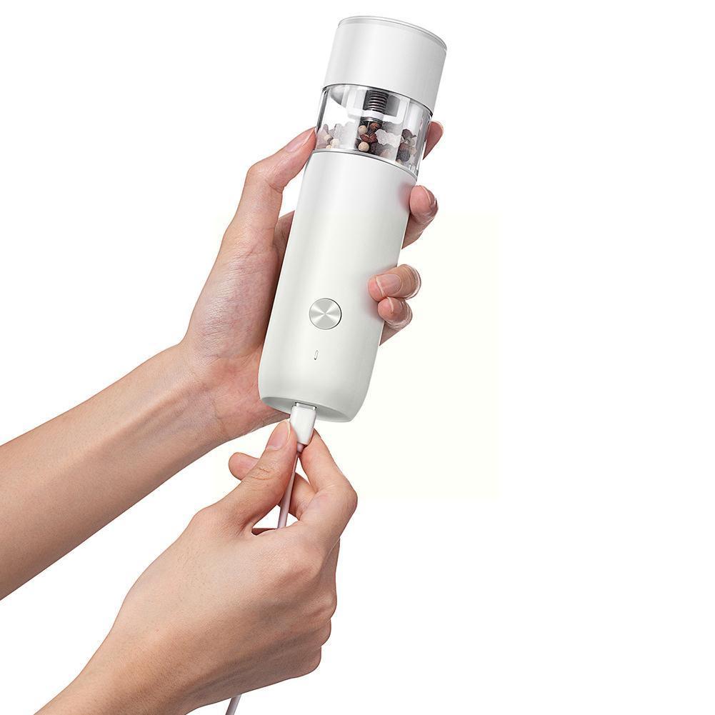 Kitchen Pepper Grinder Electric Thick And Fine Seasoning Bottle Seasoning Bottle Manual Sea Salt Pepper Grinder Grinding Bottle
