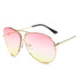 New Ocean Sunglasses Fashion Retro Glasses for Men and Women Couples European and American Large Frame Sunglasses