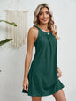 Women's swimsuit hollowed out crochet top sleeveless beach dress