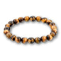 Tiger Eye Natural Lava Stone Chakra Yoga Beads Bracelets for Women Men Power Stone Charm Bracelet Fashion Jewelry Accessories