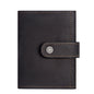 Coin Purse Metal Card Case Leather Card Sleeve ID Sleeve Leather Credit Card Holder