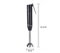 SOKANY1704S-2 Household Electric Small Stirring Stick Juicing Crushing Hand-held Cooking Supplementary Food Device
