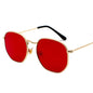 Men Sunglases Sun glasses NEW Women Metal Frame Fishing Glasses Gold tea Eyewear lentes de sol hombre okulary UV400