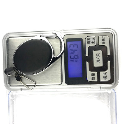 Retractable Key Chain Reel Badge Holder Fly Fishing Zinger Retractor with Quick Release Spring Clip Fishing Accessories