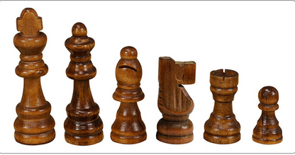 Wooden Birch Chess Seesaw Board Set with Felted Game Board Interior for Storage Adult Kids Beginner Large Chess Board