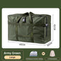 Oxford Fabric Storage Bag: Thick, Large-Capacity, Portable (Grid Pattern) – For Clothes, Blankets, Checked Luggage