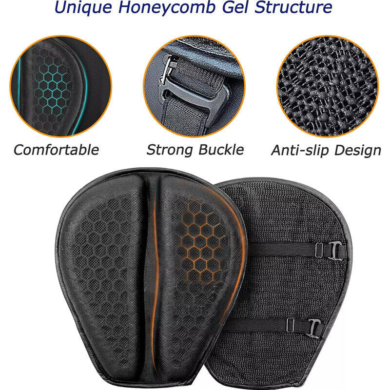 3D Motorbike Gel Pad Motorcycle Seat Cushion Seat Protection Pad For Long Rides