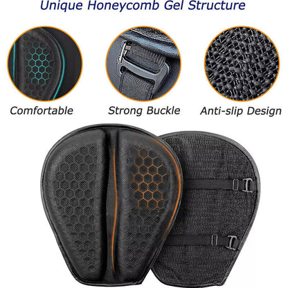 3D Motorbike Gel Pad Motorcycle Seat Cushion Seat Protection Pad For Long Rides