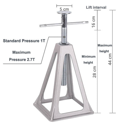 4 X Aluminium Stabilising Jack Stands Adjustable Axle Levelling Caravan Trailer