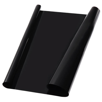 CAR WINDOW TINT FILM KIT TINTING SUPER DARK BLACK LIMO  75CM X 6M UK