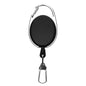 Retractable Key Chain Reel Badge Holder Fly Fishing Zinger Retractor with Quick Release Spring Clip Fishing Accessories