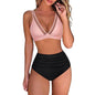 Swimsuit women's split sexy bikini high waist tight hollow swimsuit women