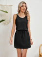 Hollow swimsuit cover cross back bohemian summer dress