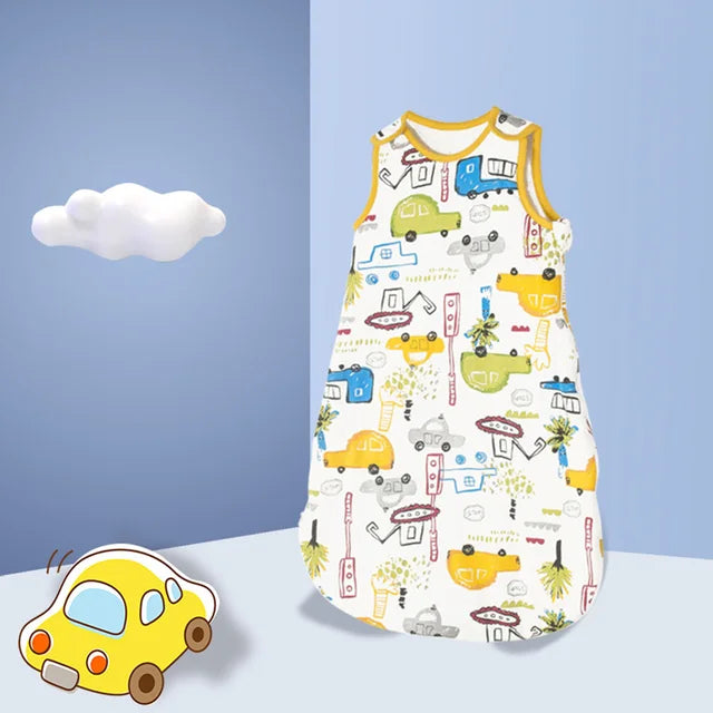 Cotton padded pure cotton swaddle vest for children anti kick and A-class baby sleeping bag