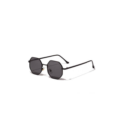 Square Sunglasses New Ladies Retro Classic Fishing glasses Men women Luxury polygon Metal frame Gold Green Eyewear UV400
