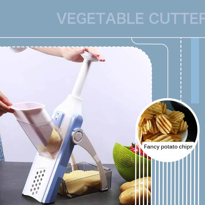 Multi Purpose 5 in 1Shredder Cutter Vegetable Slicer Artifact Shred Slice Fruit Potato Peeler Kitchen Accessories Manual Slicers