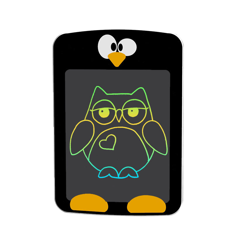 New 6.5 Inch Cartoon Children's Early Education Puzzle Graffiti Painting LCD Writing Board Family Message LCD Writing Board