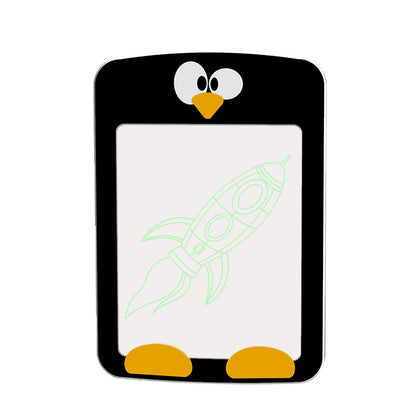 New 6.5 Inch Cartoon Children's Early Education Puzzle Graffiti Painting LCD Writing Board Family Message LCD Writing Board