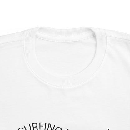 Kids' Surfing Tee - Fun Wave Design for Little Adventurers