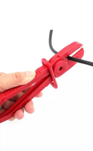 3X Hose Pinch Clamp Red Brake Fuel Water Line Plier Set Garage Hand Tool Kit
