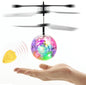 Colorful RC Flying Ball Luminous Kid's Flight Balls Infrared Induction Aircraft Remote Control Toys LED Light Mini Helicopter