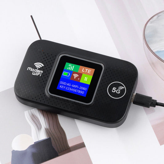 Unlocked 4G LTE LCD Portable Mobile Broadband Wireless WiFi Router MiFi Hotspot