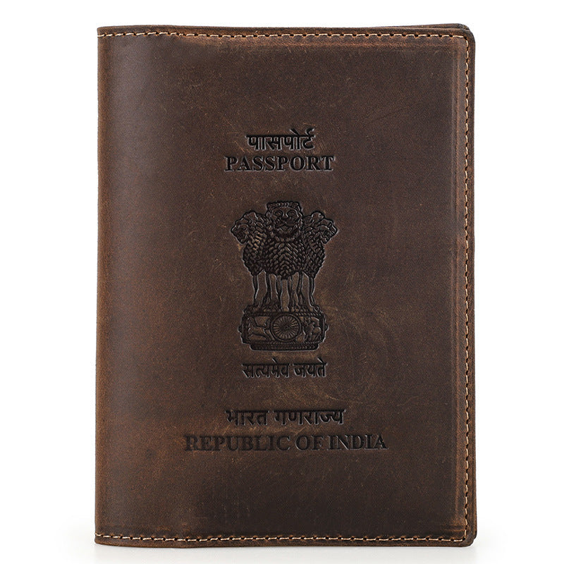 Anti theft document brushing bag Airtag travel passport bag