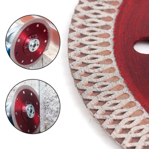 2x 115mm Diamond Cutting Discs 4.5 Angle Grinder Blade Tile Stone Concrete Tool