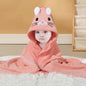 wholesale child baby cartoon animal face elephant hooded towel newborn