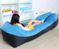 Hamaca Inflatable Lounger Portable Air Sofa Beach Hammock Nylon Banana Air Sleeping Lazy Bag Lazybag Pillow for Camping