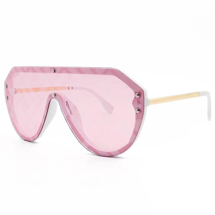 New European and American foreign trade watermark fashion sunglasses men's and women's Sunglasses yellow glasses